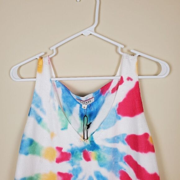 Andree By Unit Tie Dye Knit Tank Size Small - Picture 2 of 7